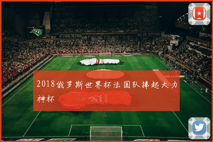 2018俄罗斯世界杯法国队捧起大力神杯
